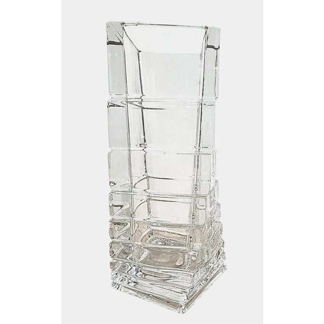 Christa Hausler-Goltz German, born 1943 Turnus (Rotation) Vase Rosenthal studio-line Made in Germany 24% lead crystal 9 x...