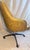 English Country Home Vintage Stoneville Tufted Camel Swivel Executive Chair, 1970s For Sale - Image 4 of 12