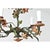 French Vintage Tôle Painted Floral Chandelier For Sale - Image 13 of 13