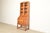 Antique English Art Deco Carved Oak Drop Front Secretary Desk With Leaded Glass Bookcase Hutch For Sale - Image 17 of 17