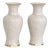 Lenox Ming Blossom Vase Pair of 2 Embossed Ivory Porcelain With Gold Trim 4930b For Sale