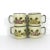 Elevate your morning cup with this set of four unique, Japanese vintage pottery mugs. This set truly charming with their...