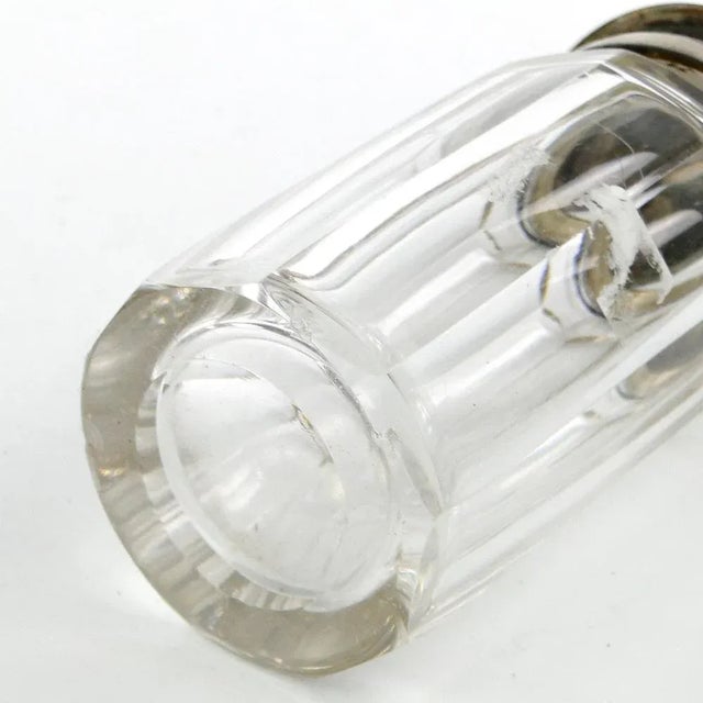 German Biedermeier Mustard Container with Spoon, 1930s, Set of 2, in Good conditions. Designed 1920 to 1949