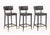 Brabbu Brabbu Chocolate Leather Bar Stools, 3 For Sale - Image 4 of 9