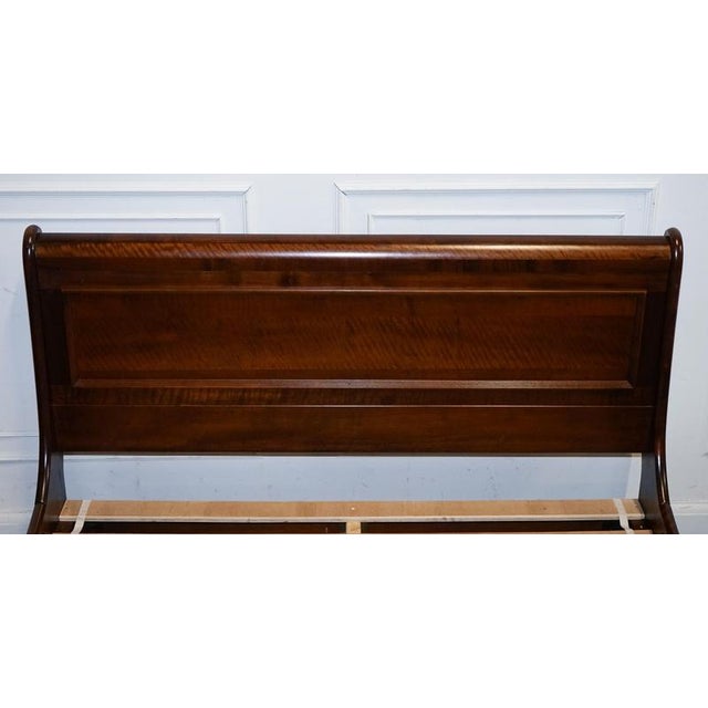 Vintage French Style Sleigh King Size Bed from Willis & Gambier For Sale - Image 17 of 18