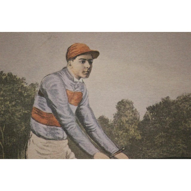 Classic colour equestrian sporting print c1890 by Harrington Bird (1846-1936) (LL) Print Sz: 15 Classic colour equestrian...