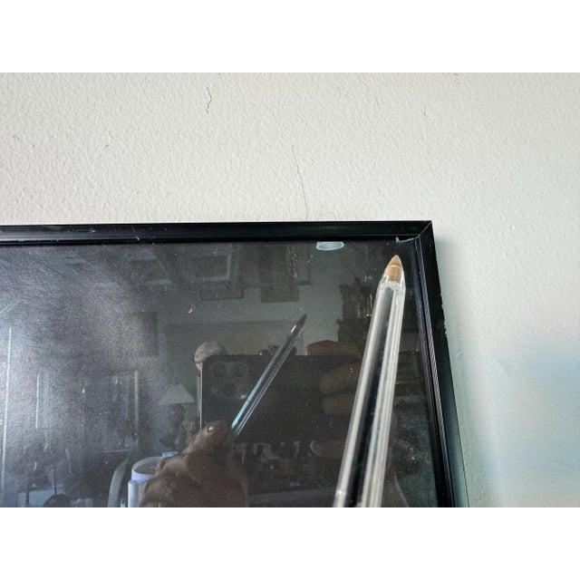 1980's Vintage Bertram Bahner " Towel " Black and White Poster Print For Sale - Image 9 of 12