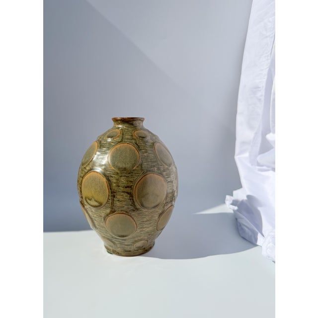 Mid-Century Modern Mid-Century Ceramic Vase by Christian Poulsen for Bing and Grondahl For Sale - Image 3 of 12