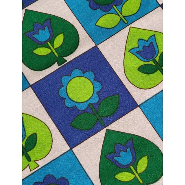 1970s Mid-Century Modern GermanCotton Fabric Bale for Curtains, 1970s For Sale - Image 5 of 7