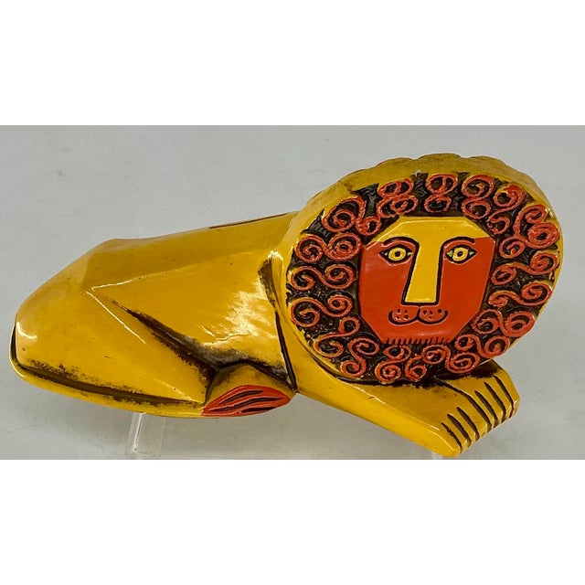 Mid-Century Modern 1960s Vintage Lion Coin Bank by Pride Creations For Sale - Image 3 of 8