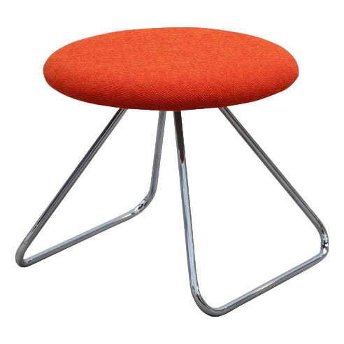 Red Dennie Stool by Nanna Ditzel & Jørgen Ditzel for One Collection, 2005 For Sale
