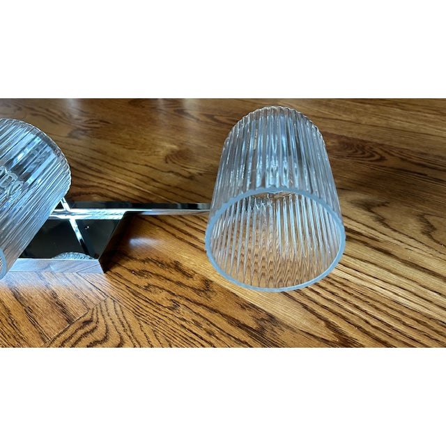 Metal Visual Comfort Generation Lighting Lando 3 Light Vanity Sconce For Sale - Image 7 of 11