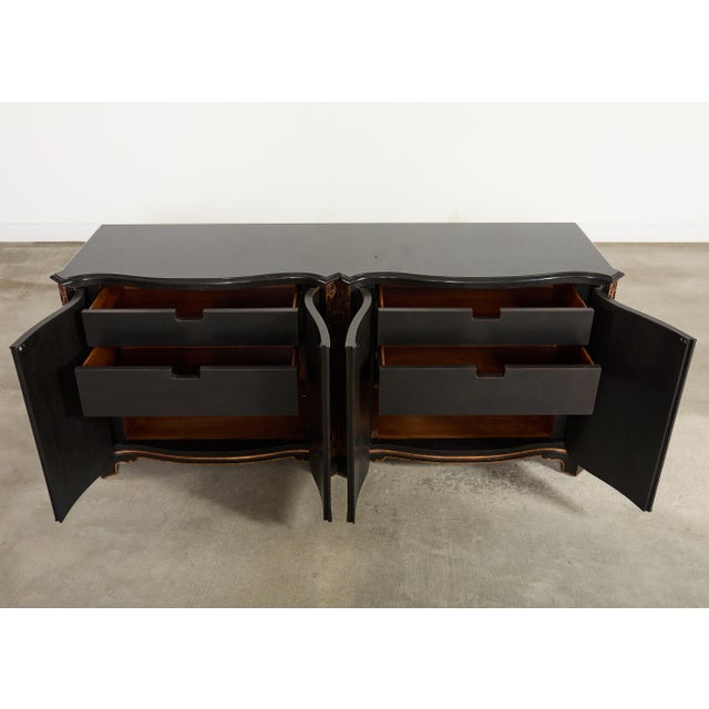 Nancy Corzine Chinoiserie Marble Top Sideboard Dresser Server For Sale - Image 17 of 18