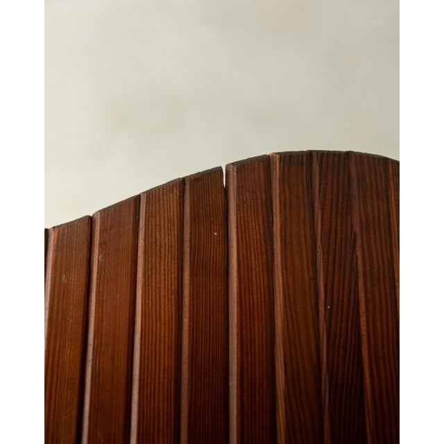 Wood Art Deco Pine Room Divider by Jomain Baumann for Baumann, France, 1930s For Sale - Image 7 of 18