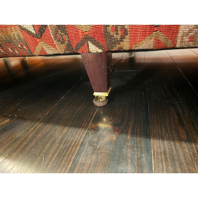 English George Smith Vintage Kilim Sofa (2 Seaters) For Sale - Image 3 of 11