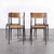 Black French Black Tapered Leg School Dining Chairs from Mullca, 1950s, Set of 4 For Sale - Image 8 of 17