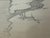 1940s 1940s Original Signed Graphite Illustration of Art Deco Swimmer in Water, 14 X 10 In. For Sale - Image 5 of 6