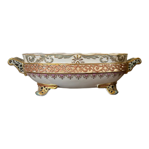 Antique 19th Century Willets American Belleek Aesthetic Movement Porcelain Jardiniere Cachepot Centerpiece