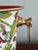 Hollywood Regency Hot Pink Tropical Themed Tole Cachepot/Champagne Bucket With Gold Accents and Handles For Sale - Image 3 of 7