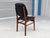 1960s Set of 6 Refinished Danish Modern Teak & Black Vinyl Dining Chairs- Set of 6 For Sale - Image 14 of 15