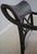 Interior Crafts Black & Gold Chinoiserie Arm Chair For Sale - Image 10 of 18