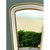 Wood Vintage Gold Tipped White Lacquer Mirrors - Set of Two For Sale - Image 7 of 12