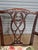 Store Item: Baker Chippendale Style Mahogany Dinning Arm Chair Accent Chair Description: Chair features a carved woven...