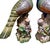 Mid 20th Century Pair Peacock Bird Figurines Table Sculptures - Hand Painting Chinese Porcelain Book Matching Set - Chelsea House Mottahedeh Style For Sale - Image 5 of 12