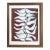2026 "Fronda" Contemporary Abstract Botanical Painting on Paper by Artist r.k. Red For Sale