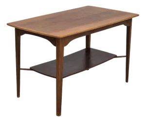 Danish Sofa Table in Teak & Beech, 1970s