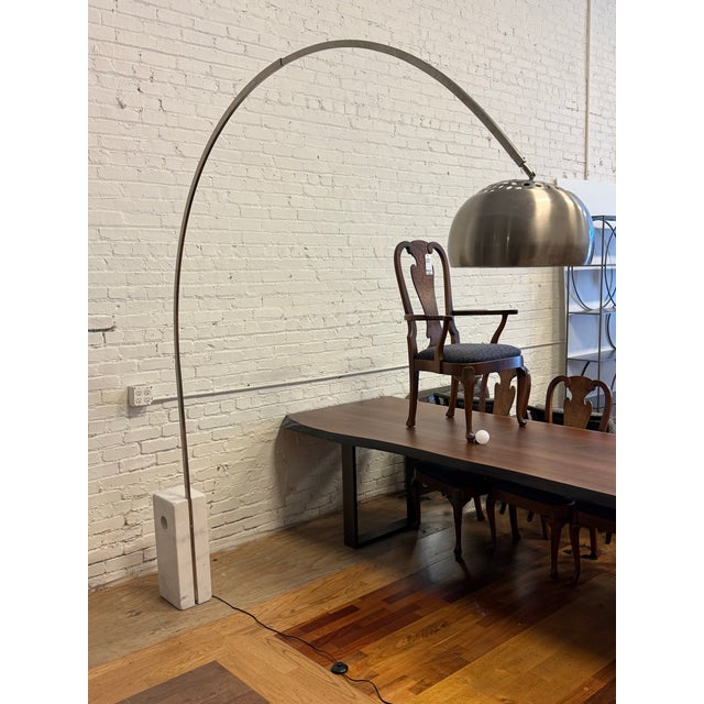 In the Style of Achille & Pier Giacomo Castiglioni for Flos Arco Floor Lamp For Sale - Image 13 of 13