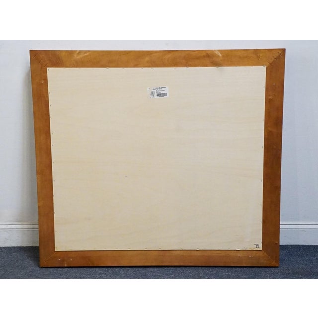 Late 20th Century Stanley Furniture Solid Cherry Contemporary Traditional 46" Mirror 232-13-33 For Sale - Image 5 of 6