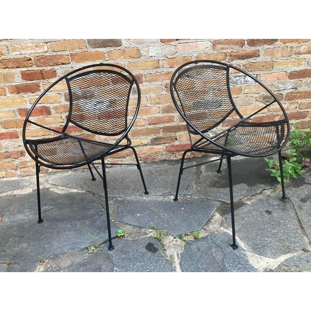 Maurizio Tempestini Tempestini for Salterini Radar Hoop Chairs - Set of 4 For Sale - Image 4 of 12