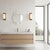 Silver Frameless Scalloped Mirror Long For Sale - Image 8 of 11