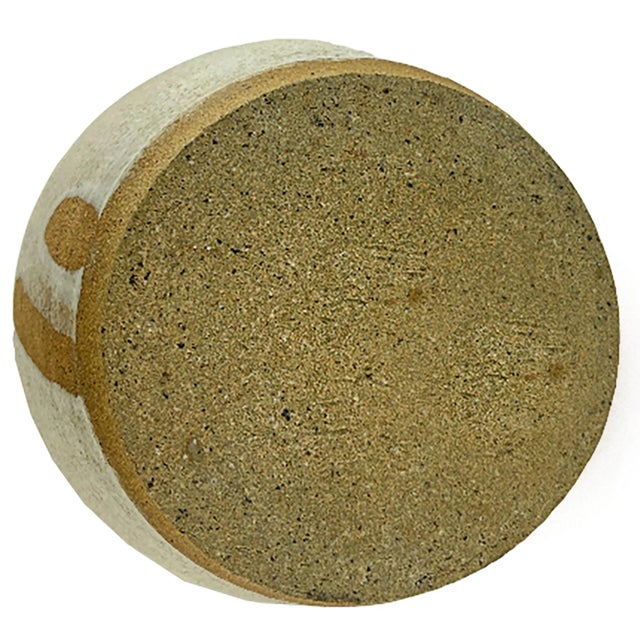 Ceramic Mid 20th Century Hand Turned Clay Lidded Jar For Sale - Image 7 of 8