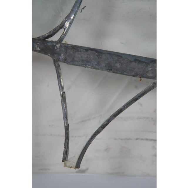 Vintage Stained Glass Sun Catcher Barracuda Fish Studio Art For Sale - Image 6 of 13