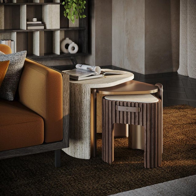 Henley Side Table by Wood Tailors Club, in New conditions. Designed from 2000 Signed by Maker