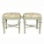 Wood Swedish Neoclassic Painted Footstools - a Pair For Sale - Image 7 of 9