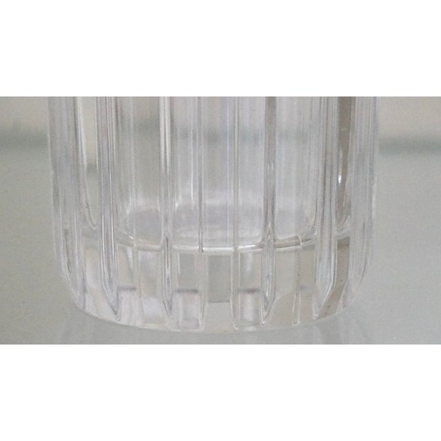 Tiffany & Co. Atlas Crystal Bedside Water Decanter Carafe With Insert Tumbler Lid For Sale In Los Angeles - Image 6 of 6