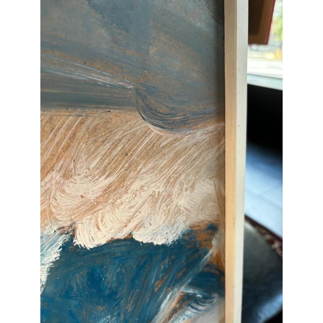 Jean Krillé, Landscape No. 90, Oil on Wood, 1985 For Sale - Image 9 of 10