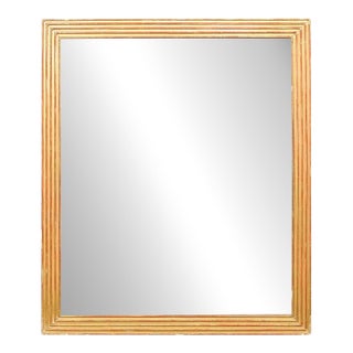 Antique French Mirror with Original Gold/Red Color For Sale