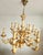 Vintage Florentine Chandelier with Gold Leaf, 1930s For Sale - Image 14 of 18