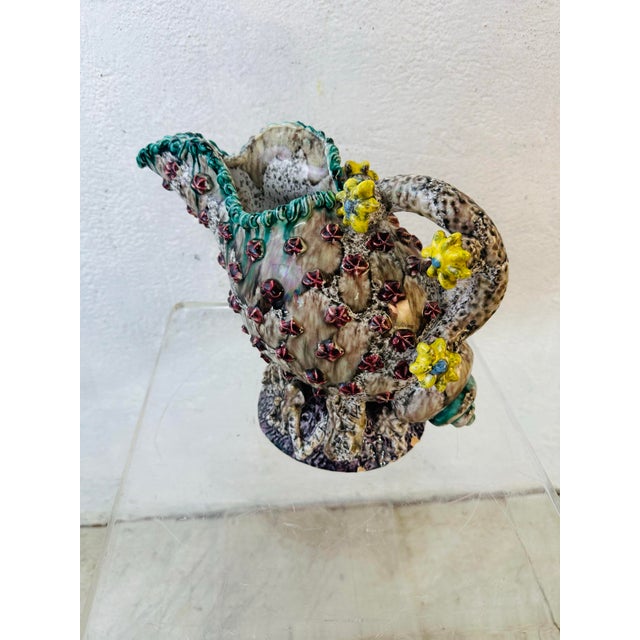 Tan Vintage Fratelli Fanciullacci Sea Shell Pitcher For Sale - Image 8 of 10