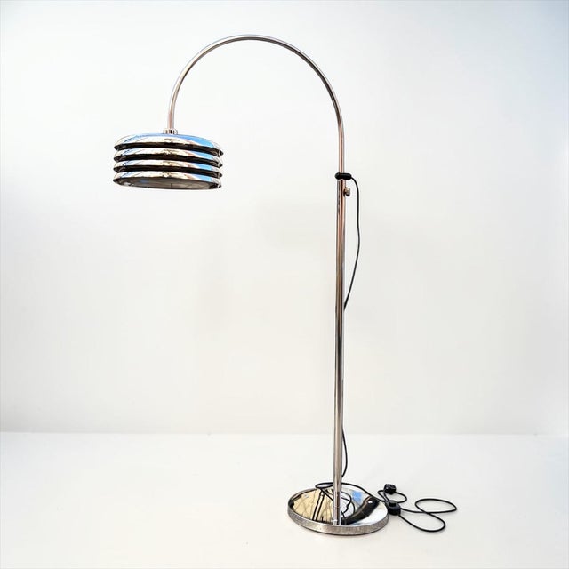 Vintage 70s Design Floor Lamp by Tamas Borsfay for Hungarian Craftsmanship Company, Hungary, 1972 For Sale - Image 4 of 17