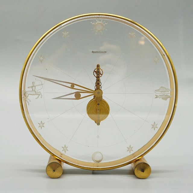 1960s Mid-Century Mantel Clock from Jaeger Le-Coultre, 1960s For Sale - Image 5 of 14
