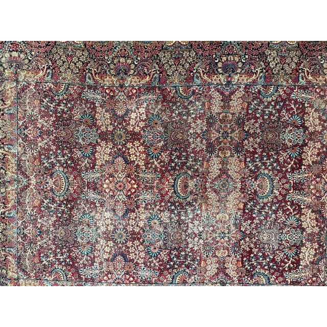 Persian Antique Persian Lavar , 8'8" X 11'9" For Sale - Image 3 of 9