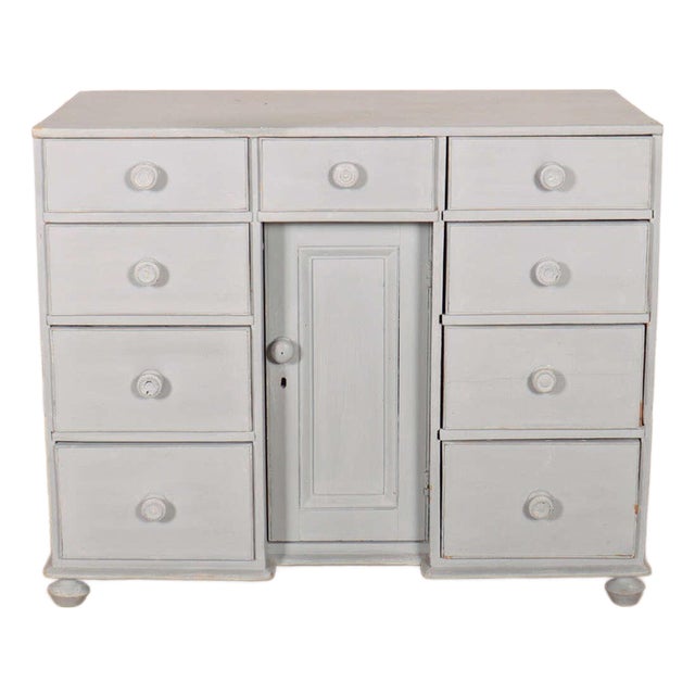 English Pine Painted Sideboard For Sale