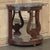 Empire Demilune Lyre Console in Mahogany With St. Anne Marble Top For Sale - Image 14 of 18