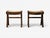 Pierre Jeanneret, Low Cane Stools, Teak, Cane, Chandigarh, India, 1960s For Sale In New York - Image 6 of 13