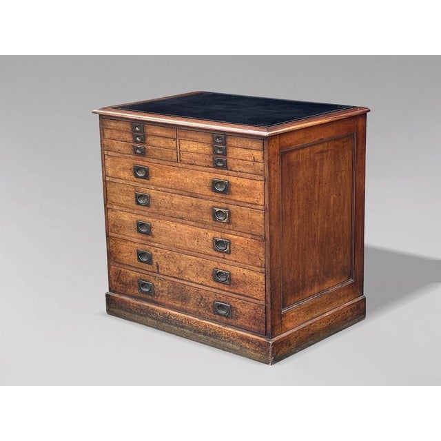 Mahogany Campaign Filing Cabinet, 1890s For Sale - Image 10 of 10